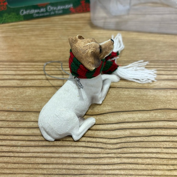 Sandicast Jack Russell Holiday Christmas Dog Ornament - Picture 7 of 9